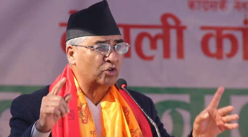 प्रधानमन्त्री देउवा भारत भ्रमणमा जाँदै