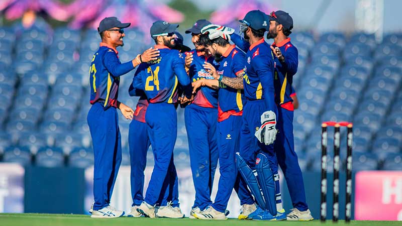 नेपालद्वारा स्कटल्याण्ड पाँच विकेटले पराजित