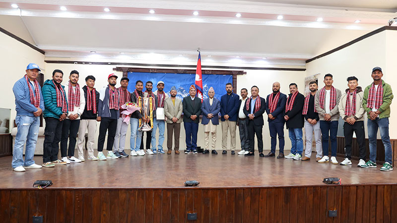 जनकपुर बोल्ट्सलाई प्रधानमन्त्रीको सम्मान