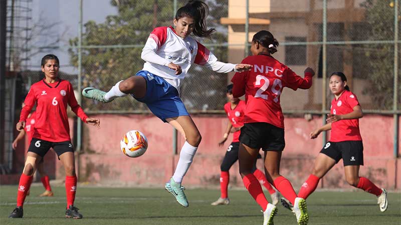 एन्फा महिला लिगमा पुलिसको सानदार जीत